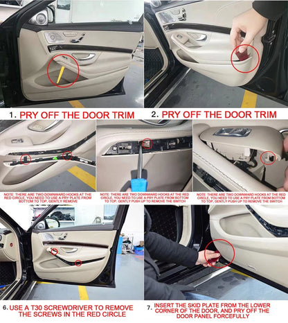 For Mercedes Benz W205 C-Class GLC X253 W213 E-Class W222 S-Class W117/W156/W176 CLA GLA Turbine Nozzle Air Vents Ambient Light