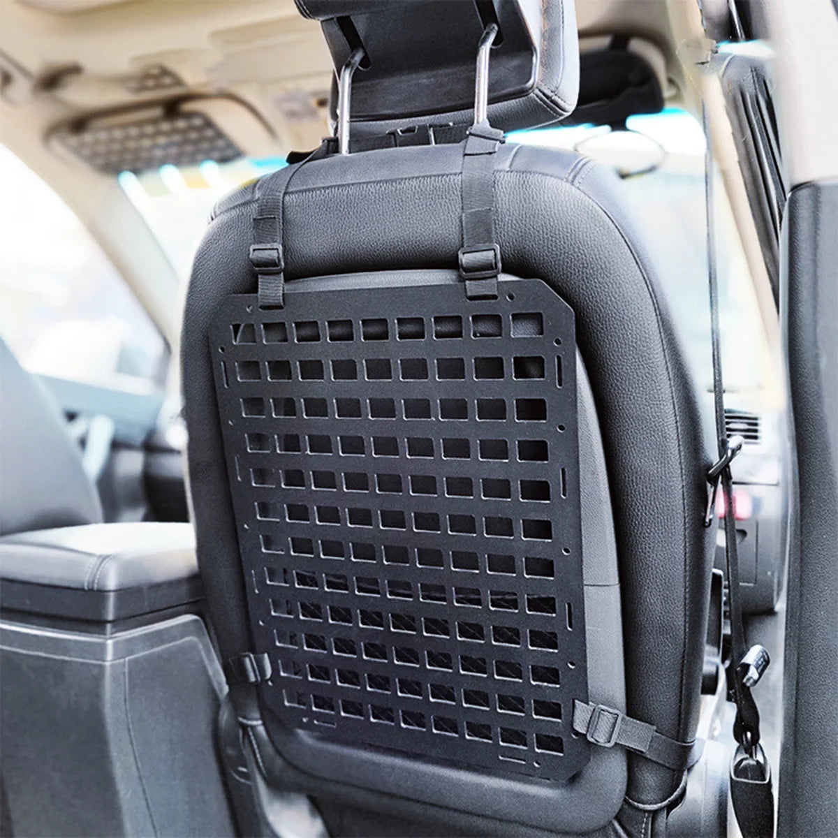 Truck Mount Rack Panel for Tactical Gear Accessories Tactical Car Seat Back Organizer | Rigid Molle Panels for Vehicles