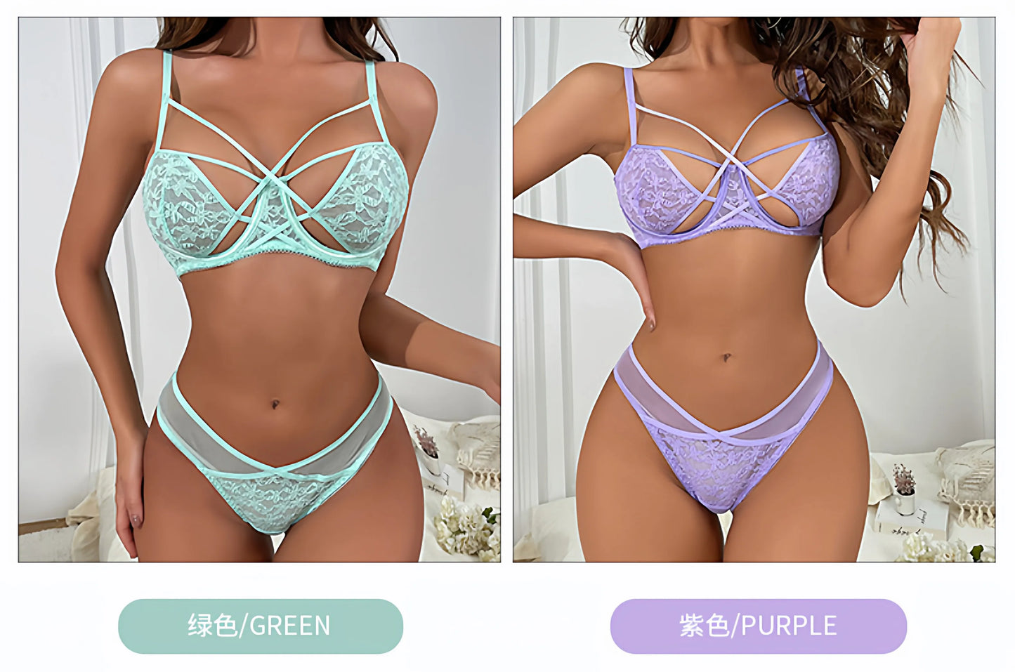 New Arrival French Style Lace Bra Set Female Push Up Underwire Thin Cup Anti Sagging Comfort Lingerie Suit For Everyday Wear Set