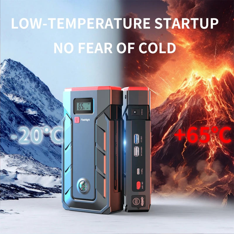 20000mah 18000mAh 16000mAh 132000mAh 12000mAh 10400mAh Portable Jump Starter 12V High-power Automobile Emergency Starting Power