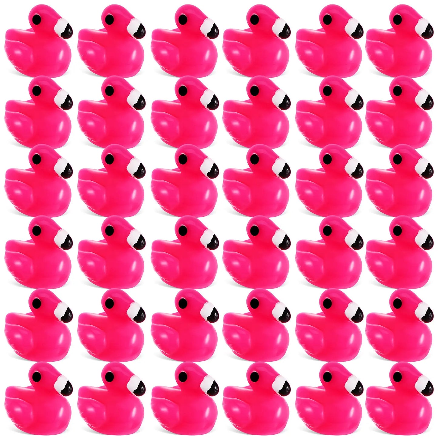 80Pcs Resin Flamingos Miniature Tropical Decorations Micro Garden Table Centerpiece Tiny Resin Flamingo Ornaments Bonsai Accents
