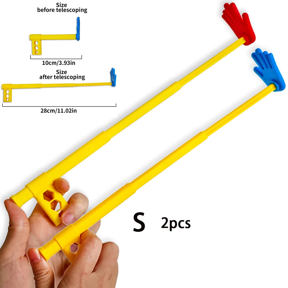 Three Sizes 3D Printed Retractable Hand Toy Telescopic Game Toy Funny Interactive Props Cosplay for Party Favors