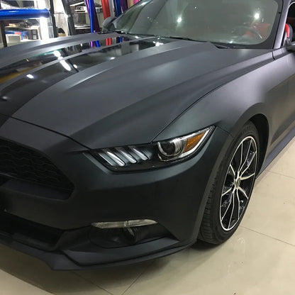 Premium Matte Black Car Vinyl Wrap Film Bubble Air Free Release Decal PVC Motocycle Truck Body DIY Self Adhesive Decoration Film