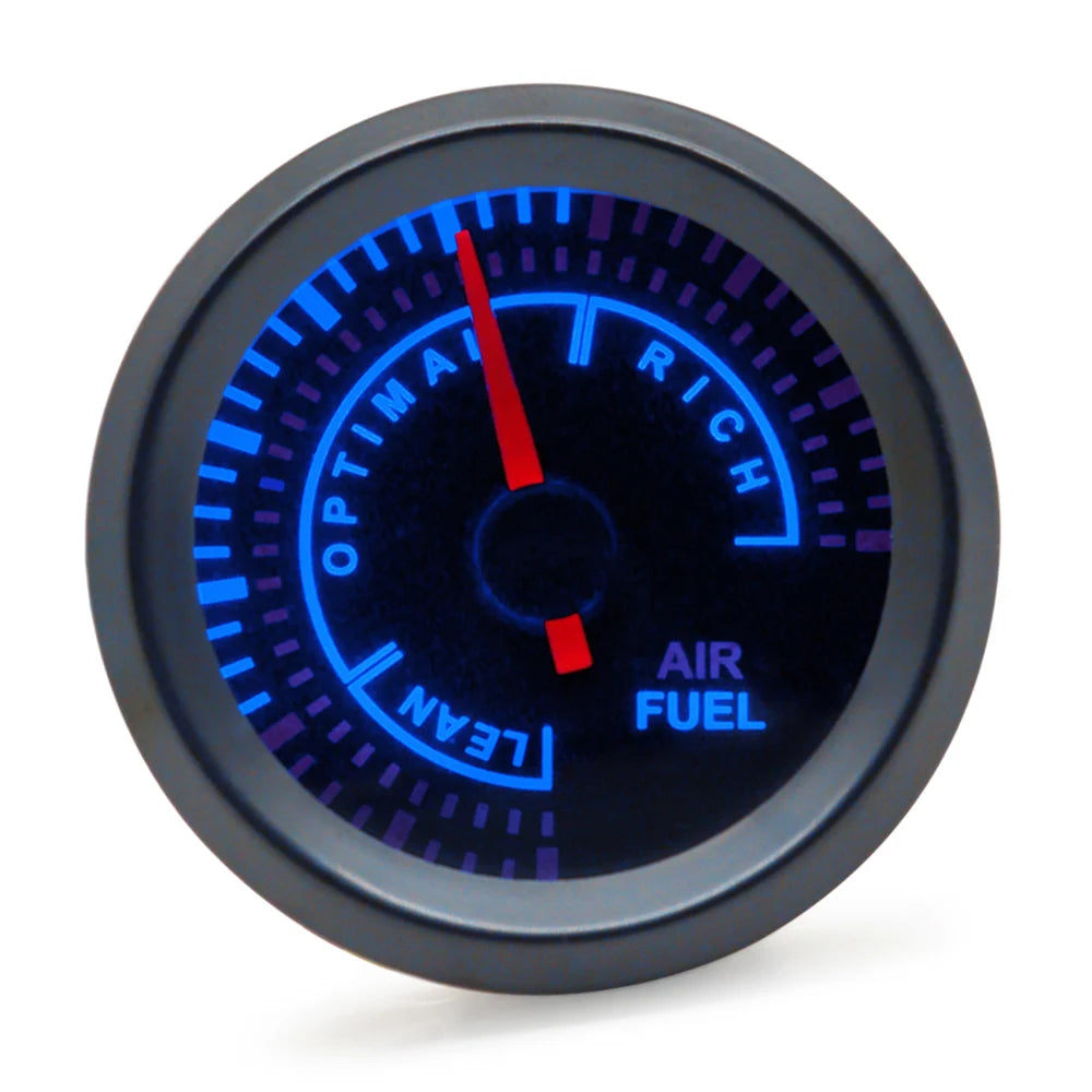 52mm Boost/Vacuum/Water Temp/Oil Temp/Oil Press/Voltage/Tachometer/Air Fuel Ratio/EGT Gauge Analog Blue Led+ 52MM Gauge Pods