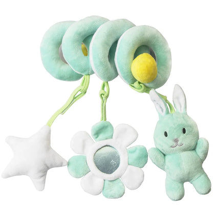 Sensory Baby Plush Rattle Toys Stroller Musical Mobile Hanging Toys Baby Rattles Mobiles Babies Newborns Games Toy 0 6 12 Months