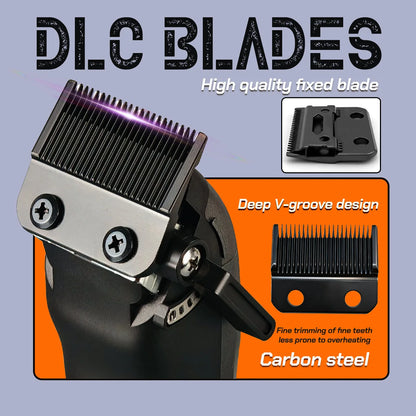 10000RPM BRD 633 Professional Electric Hair Clipper Magnetic Levitation Motor Hair Trimmer for Man with Base DLC Blade Barber