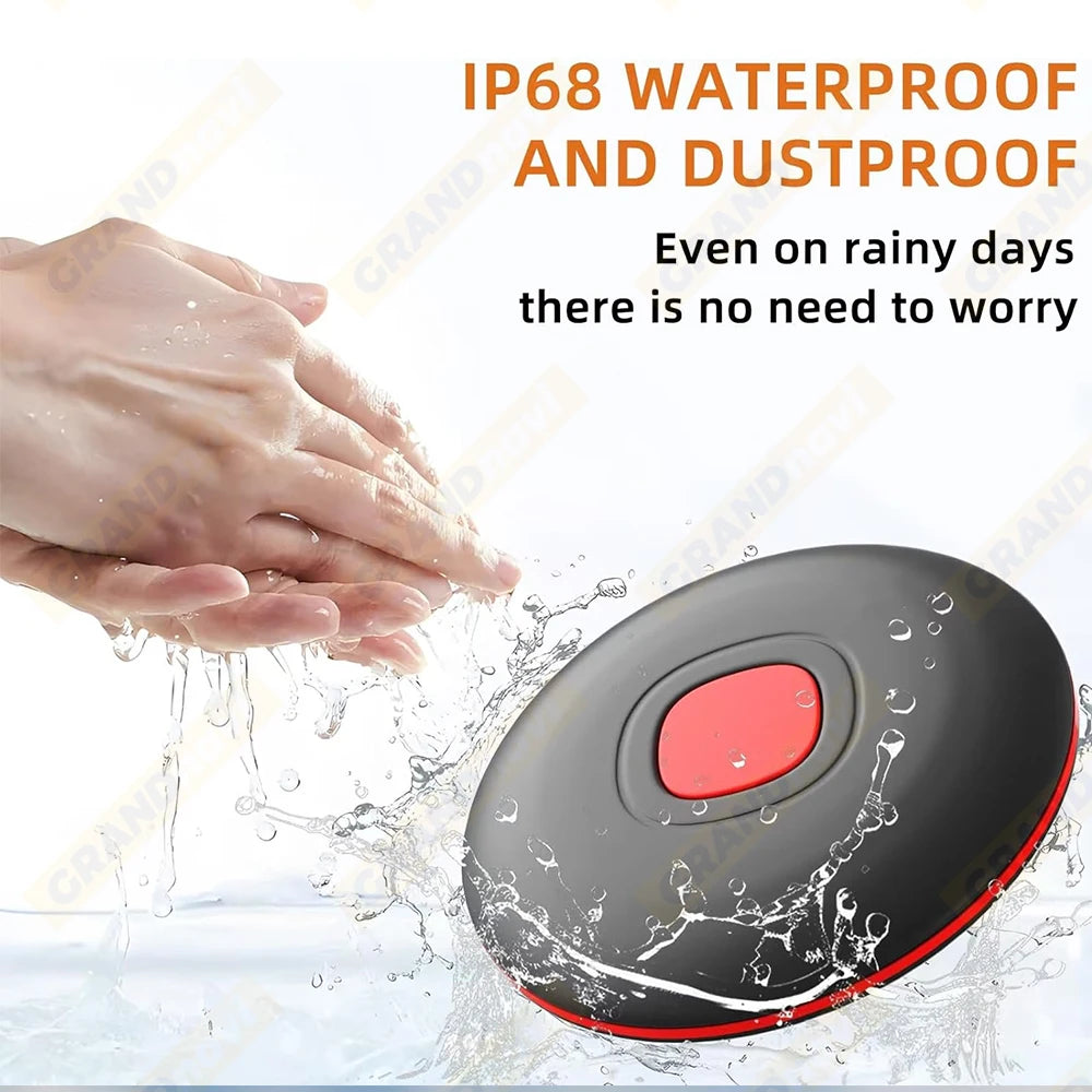 Anti-loss Smart GPS Tracker Locator Dual System Waterproof For iPhone&Android phones Works With Apple Find My Android Find Hub