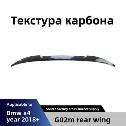For BMW X4 G02 X4 M 2018+ Rear Spoiler Wing Trim Upgrade Stylish Durable High Quality Automotive Modification Accessories