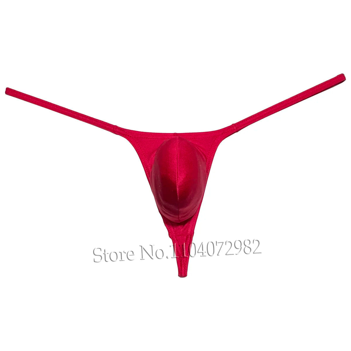 Men's Thong Underwear Contour Pouch Tangas Beach Bikini String Briefs Soft Shiny Smooth Male G-string Comfy Man Sissy Panties