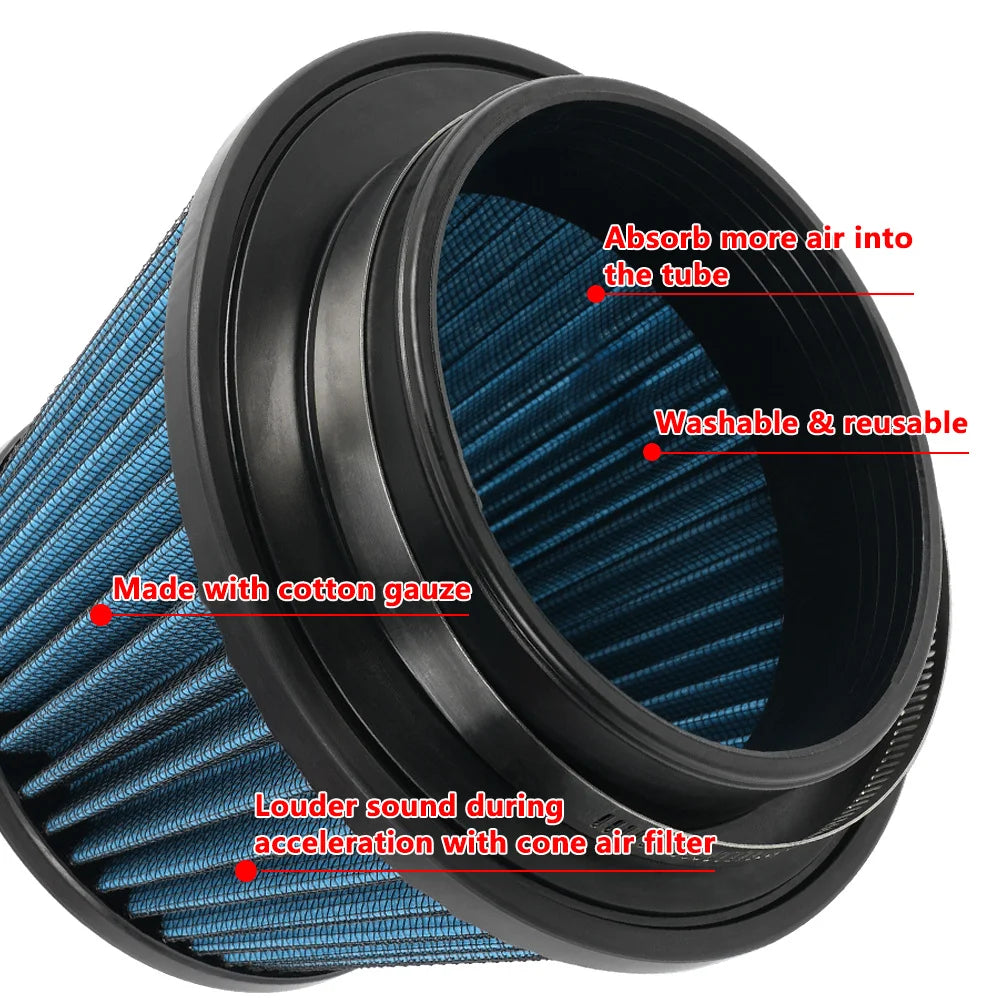 For Honda Civic EK EG Car Carbon Fiber Racing Car Air Intake Pipe