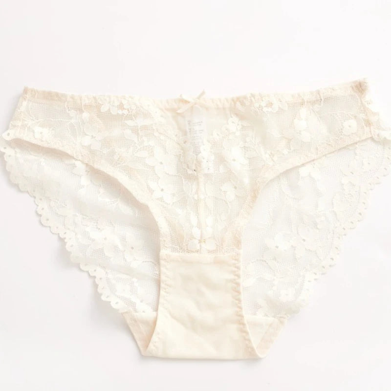 New Women Lace Flowers Embroidery Lingerie Set Sexy Hollow Thin Cup Push Up Bra Summer Comfort Underwear Adjustable Strap Bras