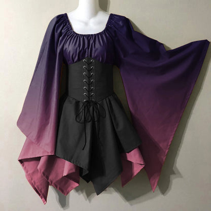 British Style Long Sleeve Sved Dress Women's Era Fashion Elegant Citywalk Gown Other Fabric Other Composition Winter Season