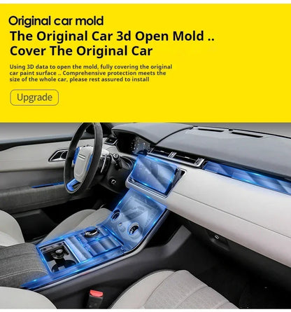 For Haval H6 3rd Gen 2021-2024 Car Center Console Navigation Dashboard Gear Door Window Panel Interior Film Tpu Transparent LHD