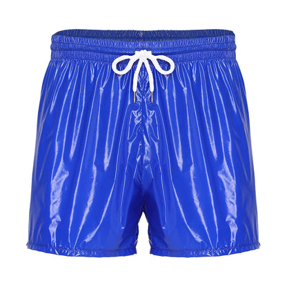 Men Waterproof Jogging Pants Elastic Waistband Track Trousers Long Pants for Dance Workout Beach Cycling Wear Sports Short Pants