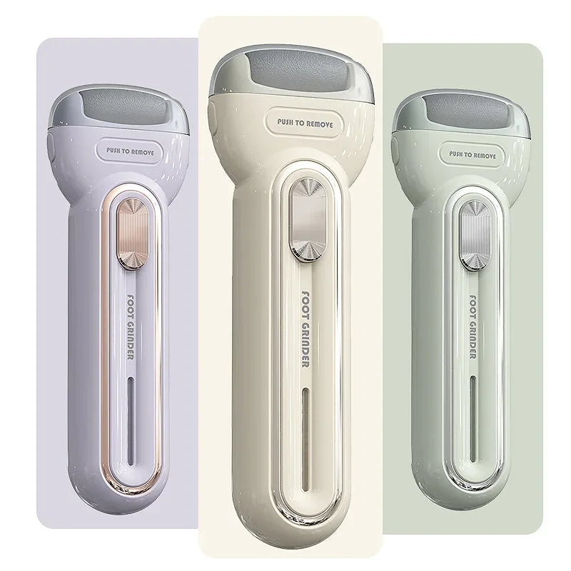 "USB Electric Foot File - Dead Skin & Callus Remover, Hard Cracked Skin Exfoliator Grinding Tool for Smooth Foot Care at Home"
