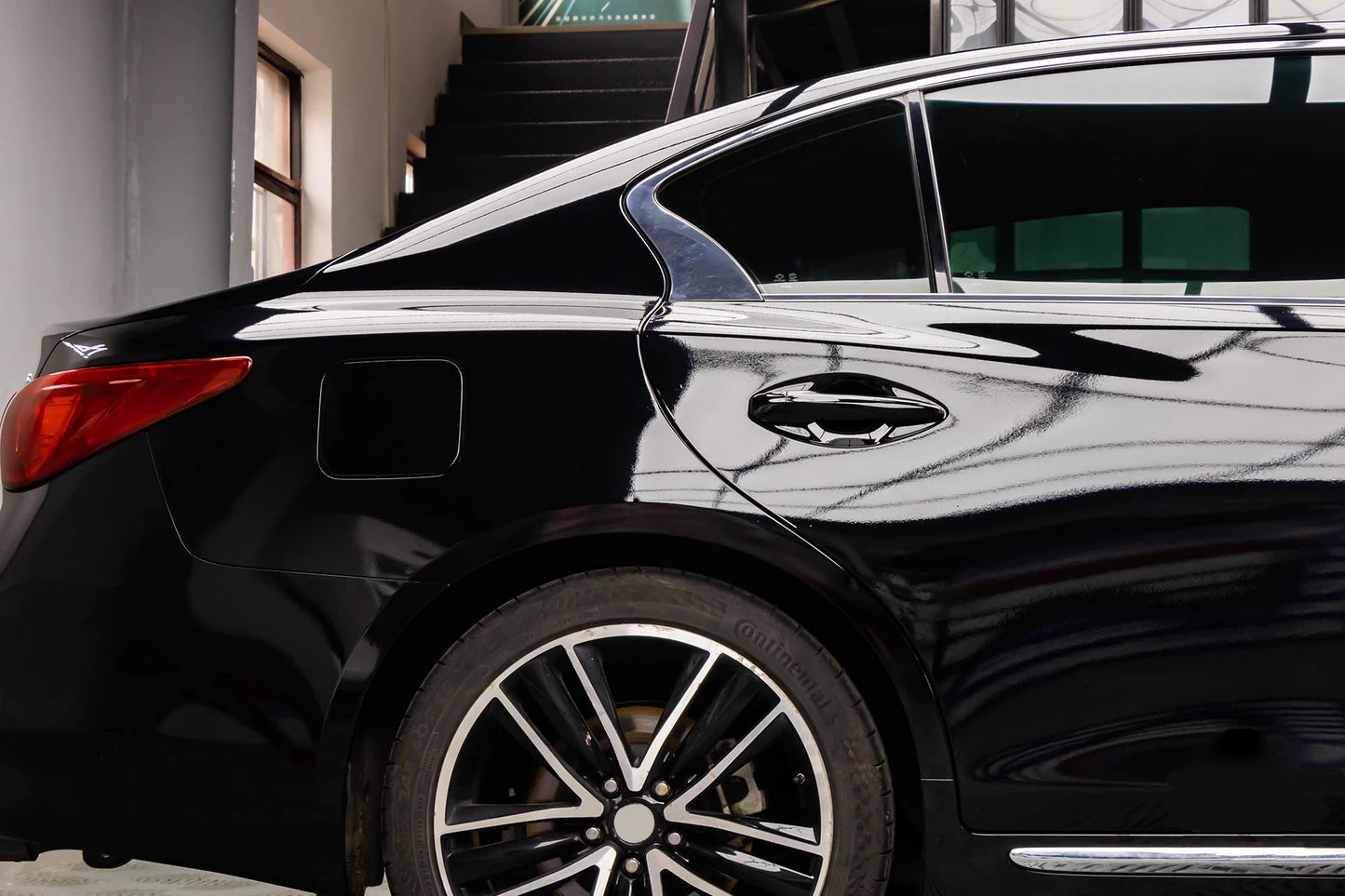 Glossy Black Vinyl Wrap Film Car Wrapping Decal Roll Bubble Free Air Release Vehicle Motocycle Sticker DIY Adhesive Accessories