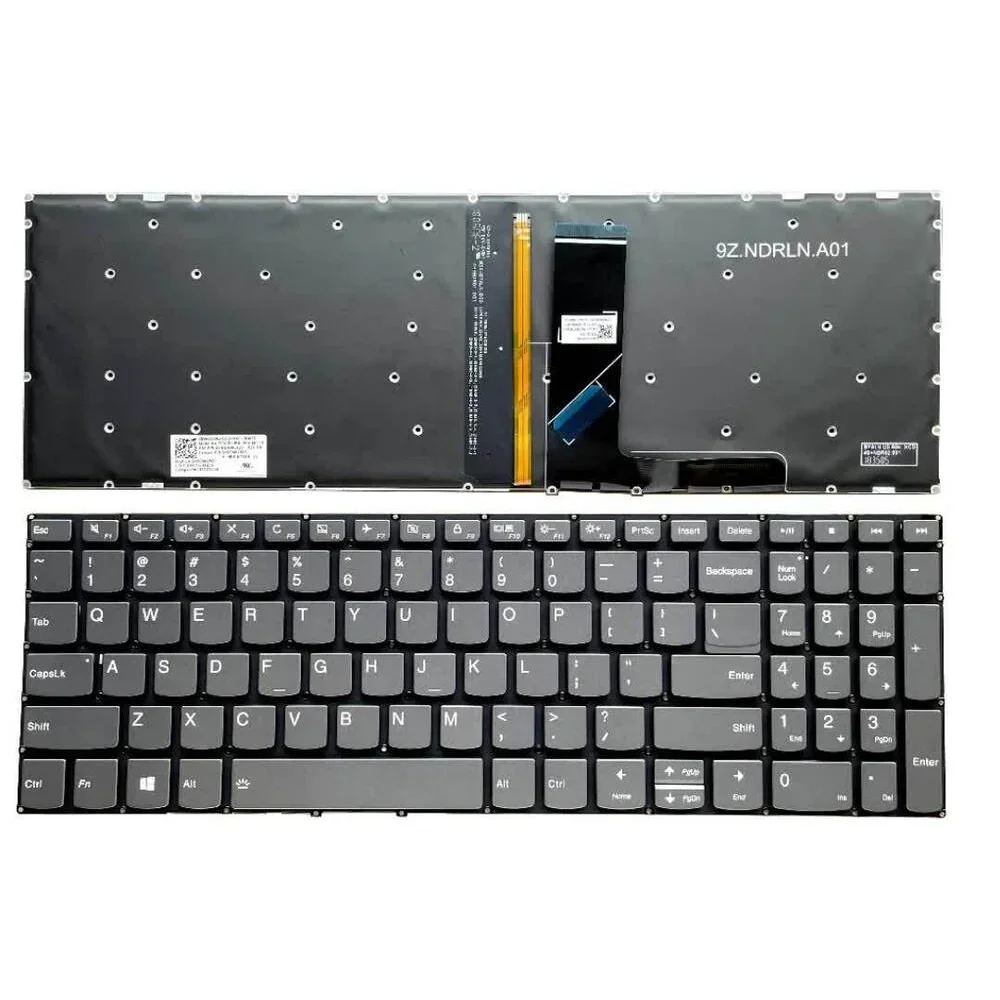 US Keyboard Backlit for Lenovo IdeaPad 3-15IGL05 3-15ITL05 3-15IIL05