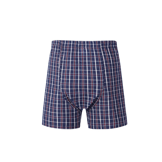 5PCS Plus Size Men's 100% Cotton Casual Plaid Elastic Drawstring Boxer Shorts Oversized Mans Comfortable Underwear Random Color