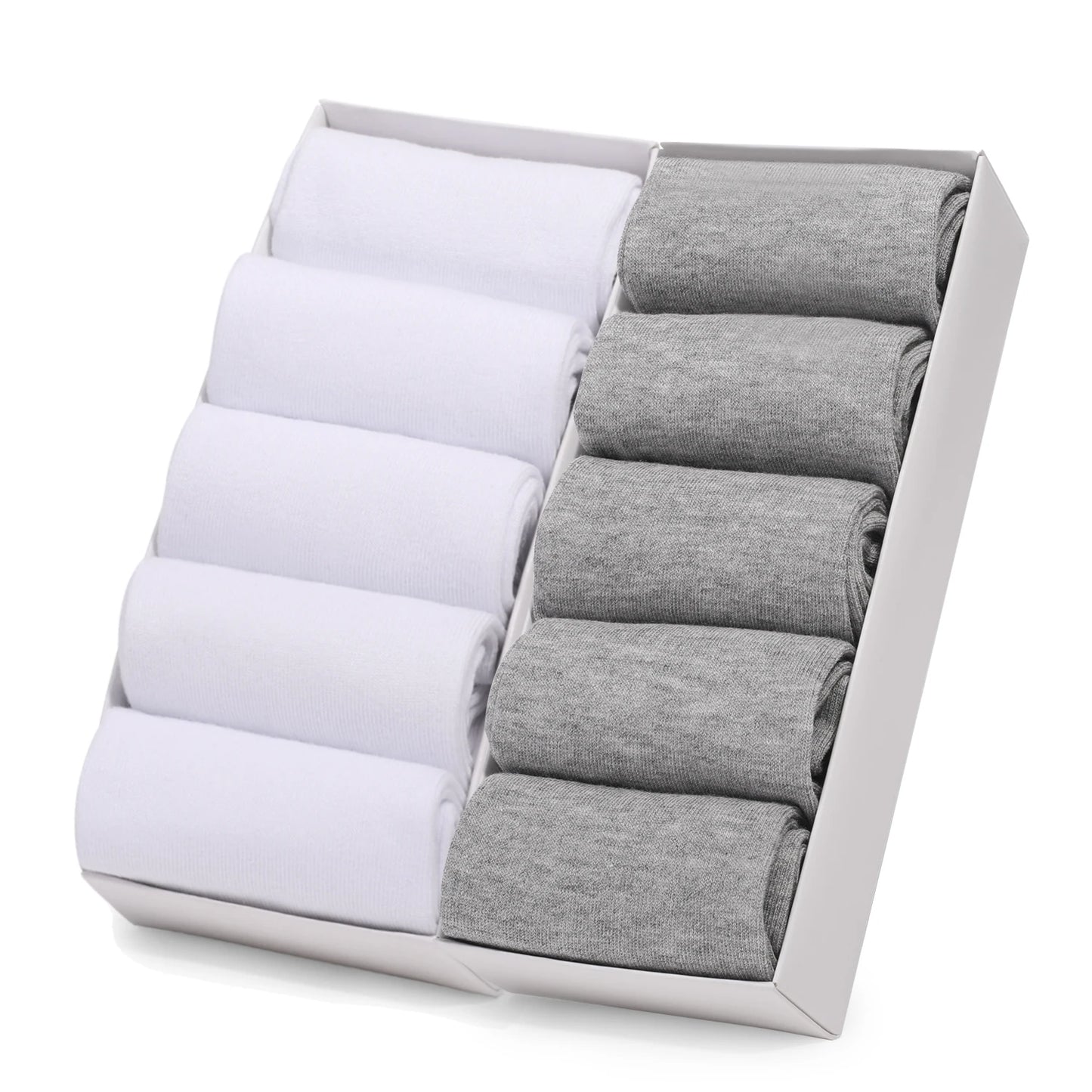 5/10 Pairs Men Women Cotton Socks Pure Color Thin Summer Soft Breathable White Black Business Summer Casual Men socks Large Size
