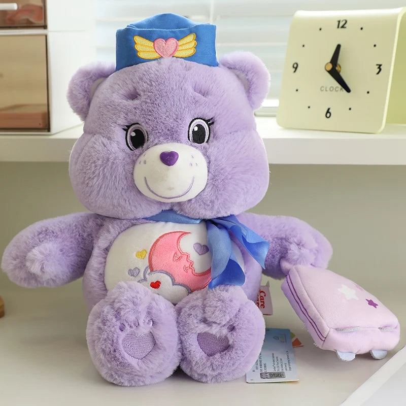 33cm Pilot Care Bears Plush Toys Cartoon Soft Animals Stuffed Dolls Girls Boys Christmas Gift Home Decoration Plush Toys
