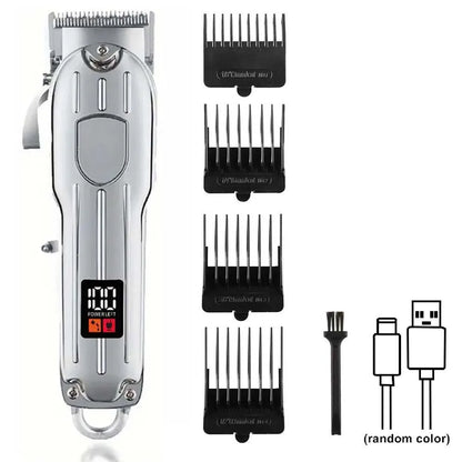 Hair Clippers Electric Razor Shavers for Men USB Rechargeable Clippers and Trimmer Beard Trimmer Barber Kit Professional Clipper