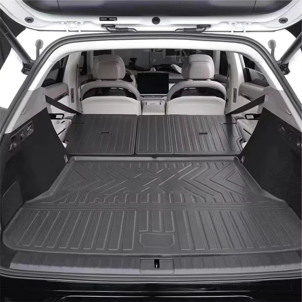 Car Floor Mats For 5 Seats Zeekr 7X 2024 2025 2026 All-Weather Cargo Liner Trunk Mat TPE Waterproof Floor Liner LHD  RHD