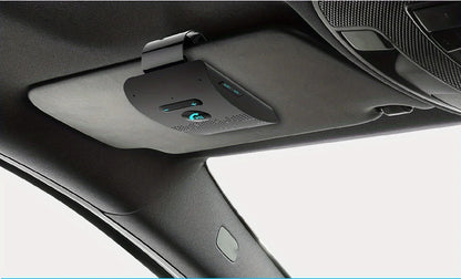 Wireless Bluetooth Hands-Free Car Kit with Sun Visor Speakerphone for Multi-Point Calls