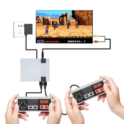 Retro Family Video Game Console For FC Home Game Player AV Output Built in FC620 Classic Game with wired Gamepad For Children