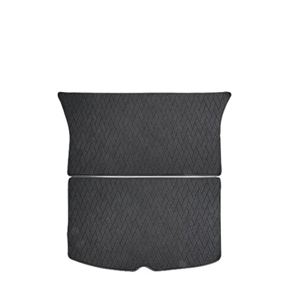 Leather Trunk Mats Fully Surrounded Waterproof Non-Slip Liner Custom Floor mat for Tesla Model Y Juniper 3 Highland 2017 to 2025