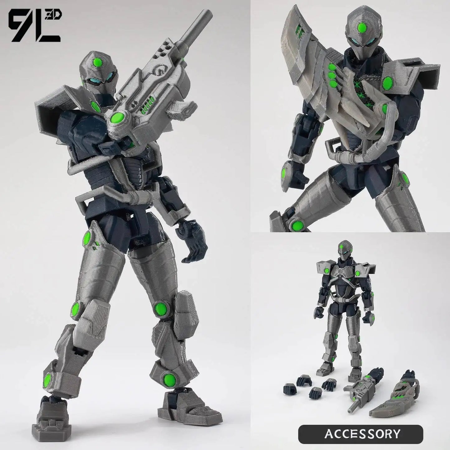 9L3D Invincible Slayer Daryl Dixon Lucky13 Action Figure Dummy13 Multi-Jointed Collectible Model Toys Titan13 Birthday Gifts T13
