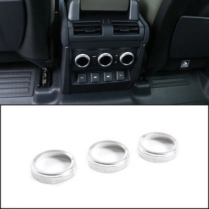 cheya Car central control air conditioner volume knob decorative cover For Land Rover Defender 110 2020+ Aluminum accessories