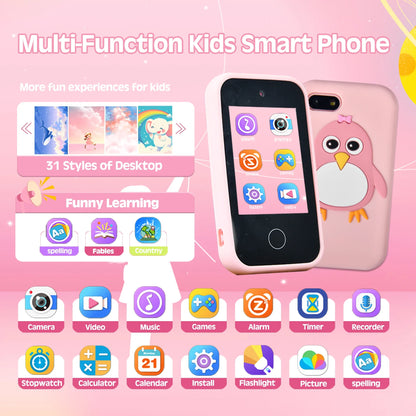 Kids Smart Phone Camera  Educational Toys Musical  Baby Mobile Selfie Camera MP3 Player Gifts Toys Children Phone