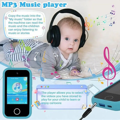 Kids Smart Phone MP3 Player Digital Camera Toys Touchscreen Unicorn Baby Mobile Educational Toys for Girls Boys Age 3-8