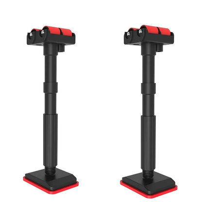 New Upgraded 19-46cm Pulley Support Adjustable Roller Jacks for Bathroom Cabinet Install Construction Lifting Fix Auxiliary Tool