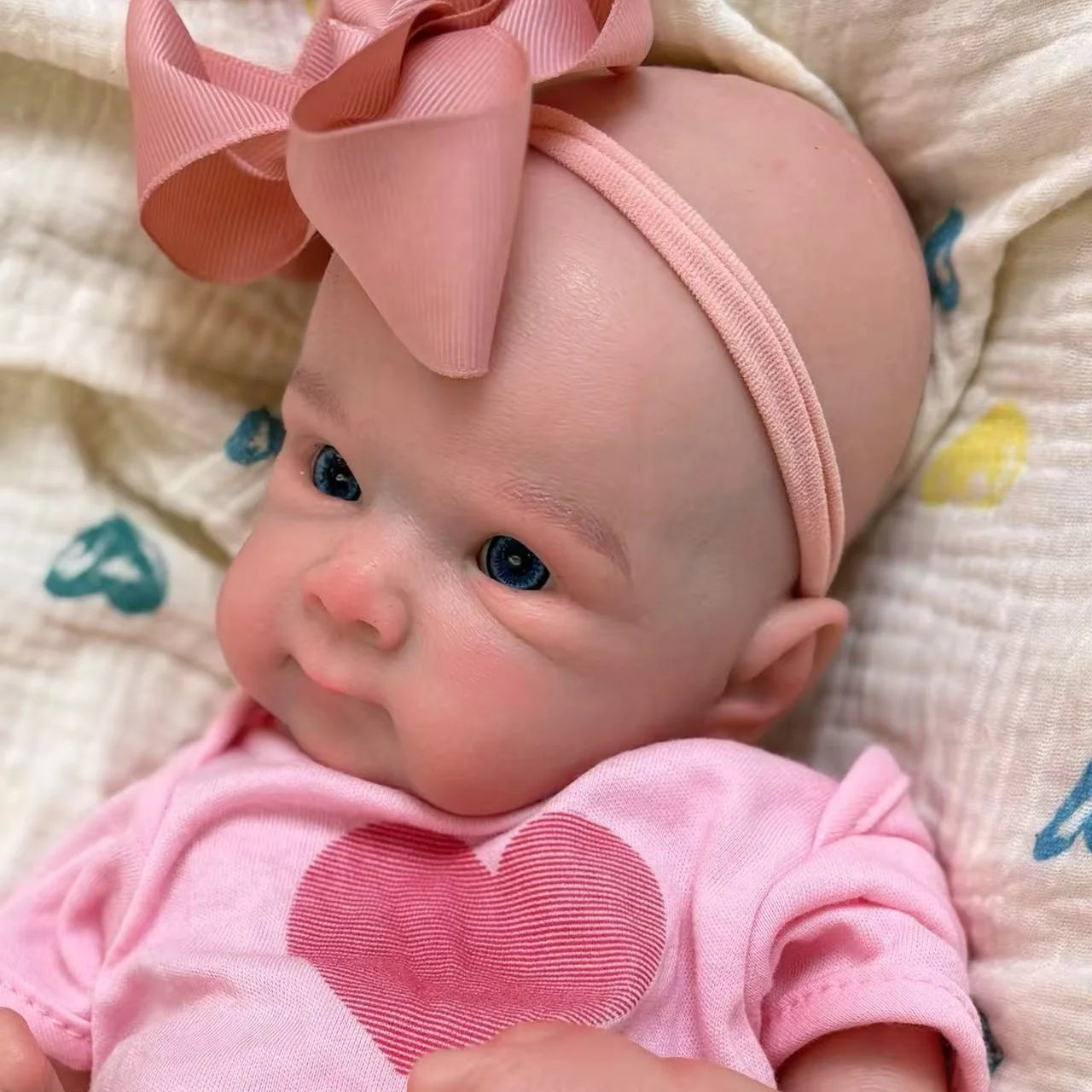 OtardDolls-18 Inches Wrinkle Skin Open Mouth Bettie Solid Silicone Bebe Reborn Girl Doll With Painted Skin Lifelike Reborn Doll