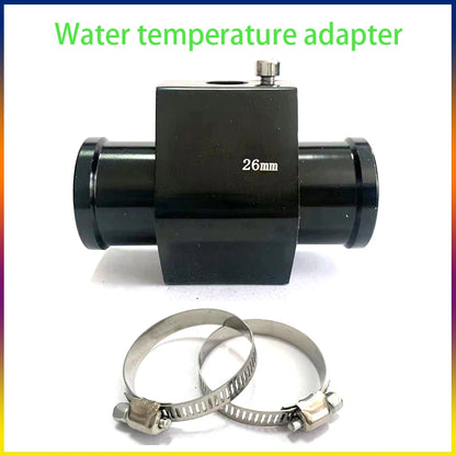 Water Temperature Sensor Head Joint Sensor Radiator Adapter 1/8NPT 12V 24V Digital Water Temperature Gauge Voltmeter