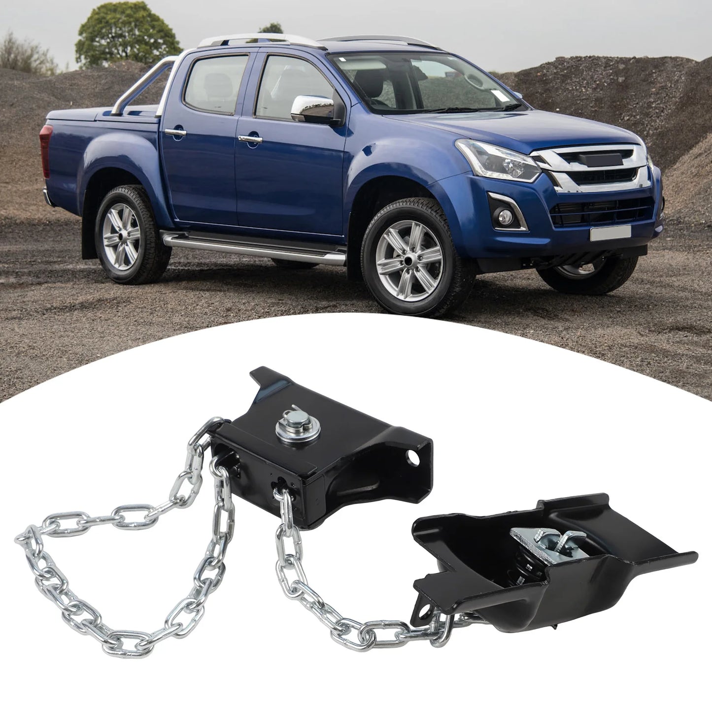 1x Car Spare Tire Wheel Carrier 8980996611 8-98099661-1 Replacement For Isuzu For D-Max 2012-2016 Car Accessoies