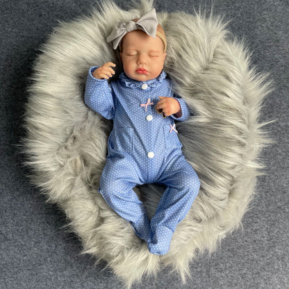 2 Options Cloth/ Vinyl Body 20 Inches Bebe Reborn Dolls 3D Skin Realistic Baby Alive Lifelike Newborn Handmade Doll Kids Gift