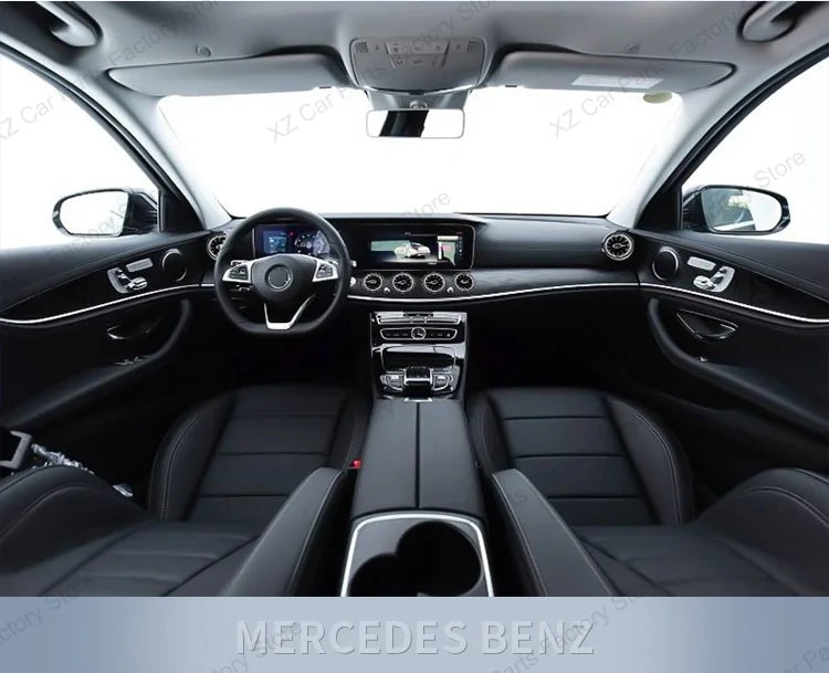 For Mercedes Benz E-Class W213 2016-2021 Led 64 Colors Air Vents AMG E43 E53 3D Rotating Tweeter Speaker Interior Ambient Light