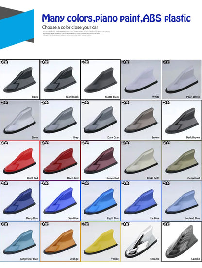 Waterproof Shark Fin Antenna Strong Radio Fm Am Signal Car Styling For Volkswagen Golf 2 3 4 5 6 7 Mk4 Mk5 Mk6 Mk7