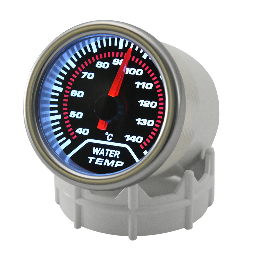 Car Gauge 52mm Water temp Temperature Joint Pipe Sensor Gauge Gauge 40~140 Celsius Adapter Size 28mm / 30mm / 32mm / 34mm / 36mm