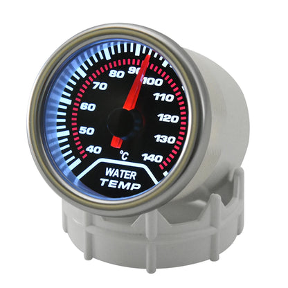 Car Gauge 52mm Water temp Temperature Joint Pipe Sensor Gauge Gauge 40~140 Celsius Adapter Size 28mm / 30mm / 32mm / 34mm / 36mm