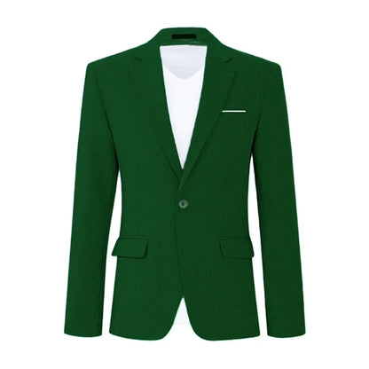 Men's Suit Men's Blazer Men's Summer Casual Suit Blazer Single Button Suit Jacket for Weddings Daily Office Outdoor Occasions