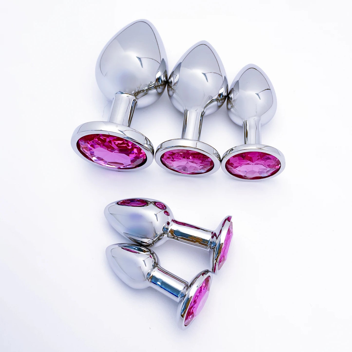 Metal Anal Plug Set 5 Size Butt Plug Sex Toy for Couples Adult Game Masturbator Anus Stimulation Toys for Women And Men