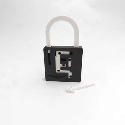 1/2 Pcs Lock Shape Maze Puzzle, Puzzle Relief Puzzle Lock Shape, Creative Relief Tool, Cultivate Thinking, Relieve Stress