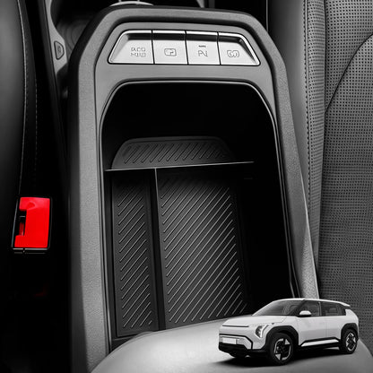 Central Console Armrest Front Storage Box Organizer Container Tray Car Interior Stowing Tidying For Kia EV3