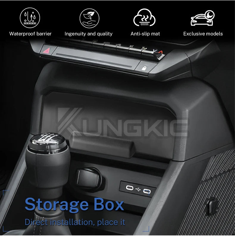 Car Central Storage Box For Dacia Duster 3 2024 2025 2026 Central Control Container Auto Dacia Duster 3 2025 Accessories