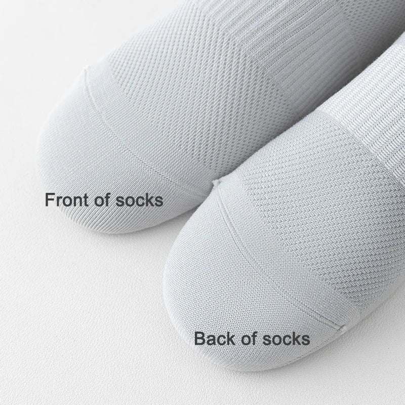 10Pairs Men Combed Cotton Socks Mesh Antibacterial Breathable Fashion Black High Quality Man Sock New For Male Size EU38-45