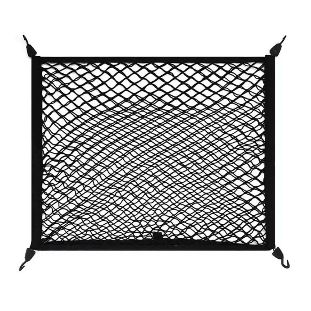 80*60cm Elastic Car Trunk Single And Double Layer Luggage Fixed Storage Net Cargo Organiser Interior Accessories