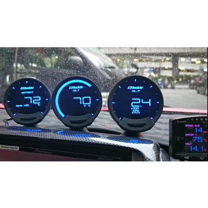 Greddi Sirius 7 Colors LCD Head Up Display Boost Water&Oil Temp Oil Press RPM Fuel Pressure Air-fuel ratio EGT Gauge  ﻿